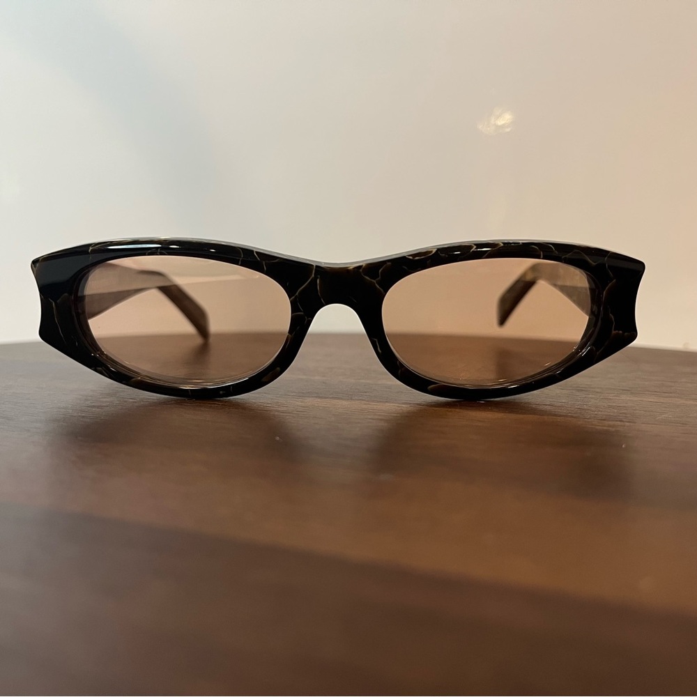 RetroSuperFuture Razzo Sunglasses Tortoise Marble Brown Lens Handmade Italy RSF